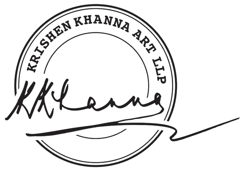 Krishen Khanna Art LLP circular signature logo